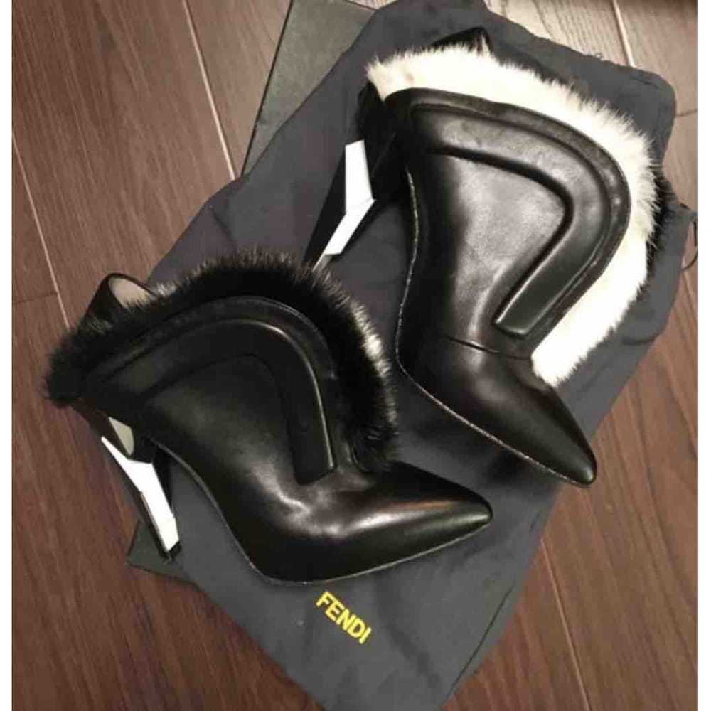 Fendi Leather ankle boots - image 2