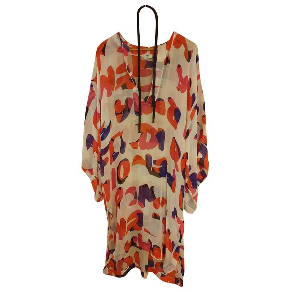 Fendi Silk mid-length dress - image 1