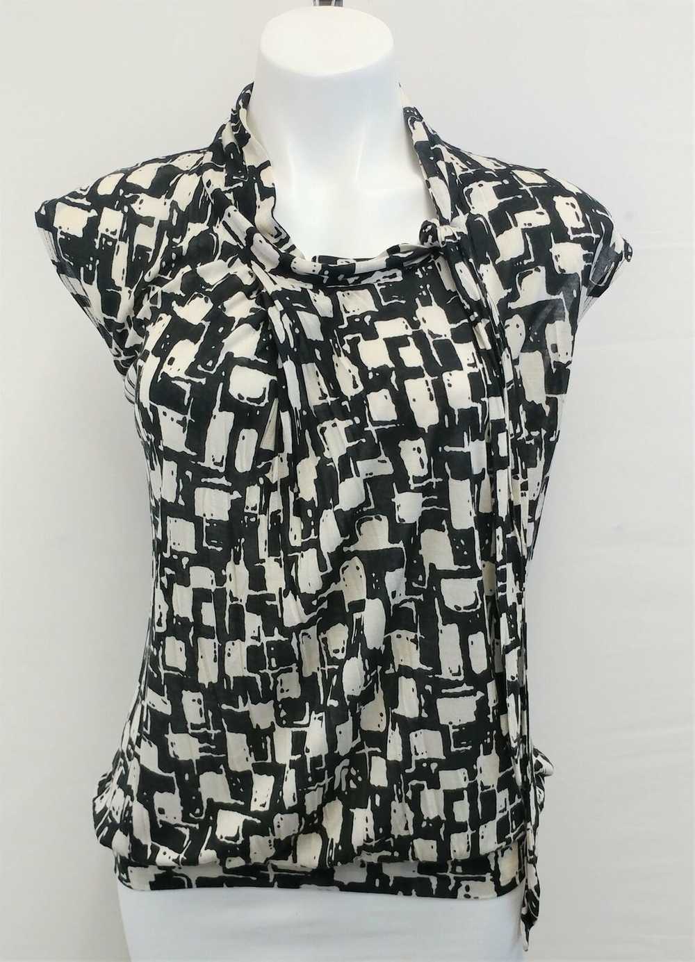 Waverly Grey Women Shirt, Size Medium, black, cre… - image 1