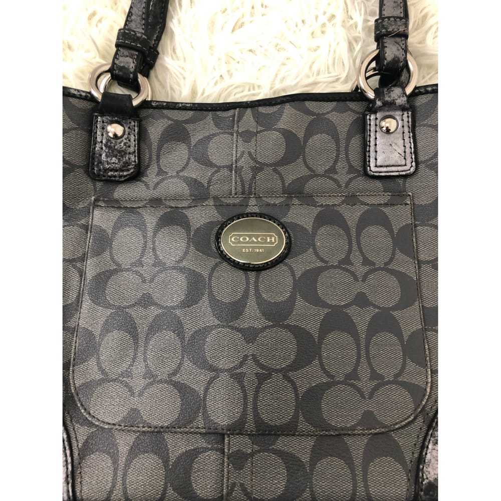 Coach Cartable mini sierra cloth handbag - image 10