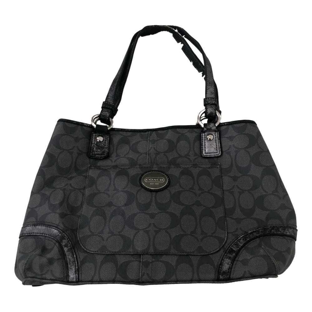 Coach Cartable mini sierra cloth handbag - image 1