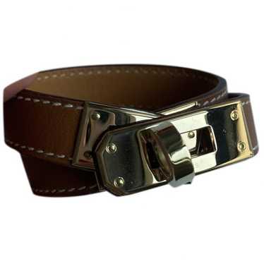 Hermès Mini Kelly leather bracelet - image 1