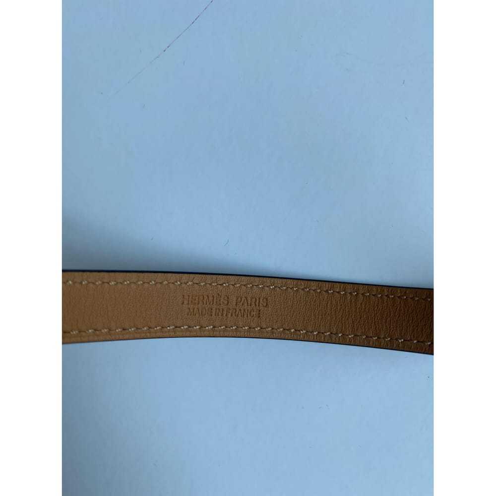 Hermès Mini Kelly leather bracelet - image 3
