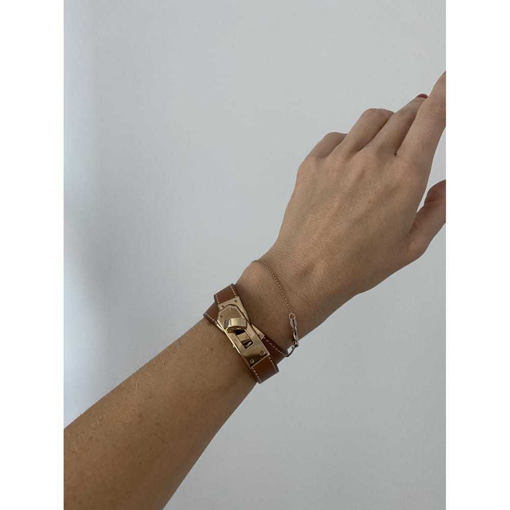 Hermès Mini Kelly leather bracelet - image 6