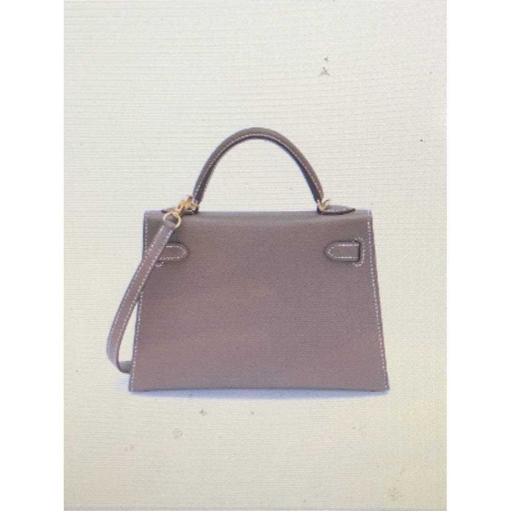 Hermès Kelly Mini leather handbag - image 4