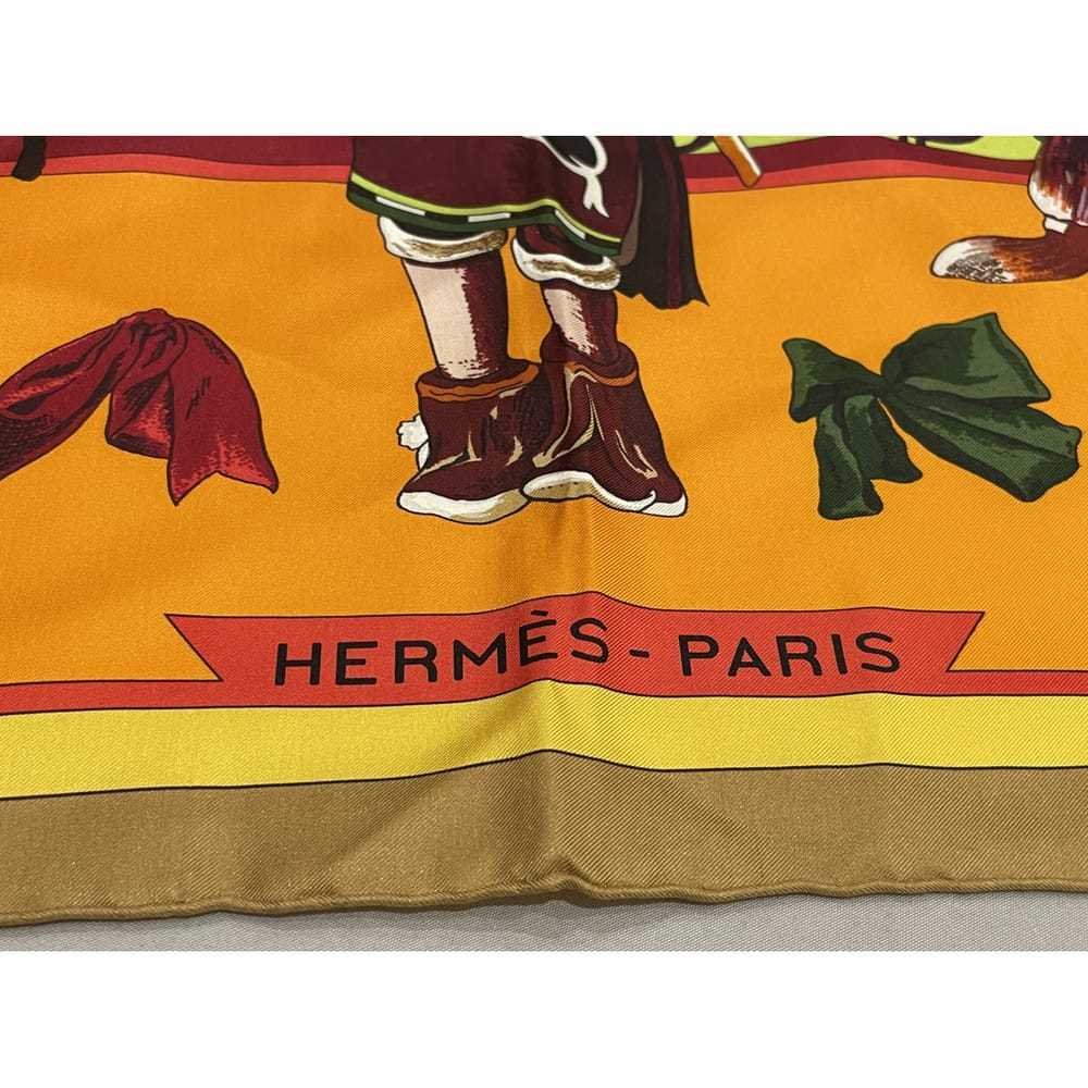 Hermès Châle 140 silk scarf - image 10