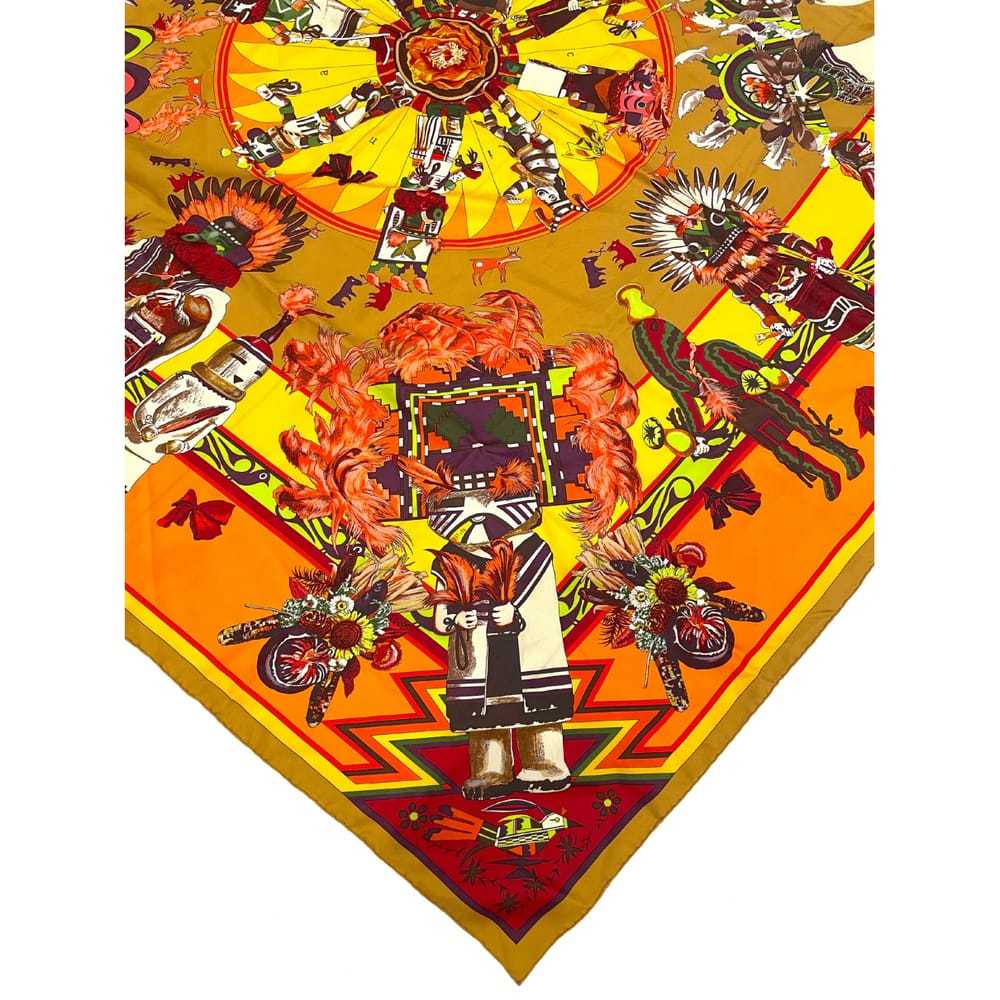 Hermès Châle 140 silk scarf - image 12