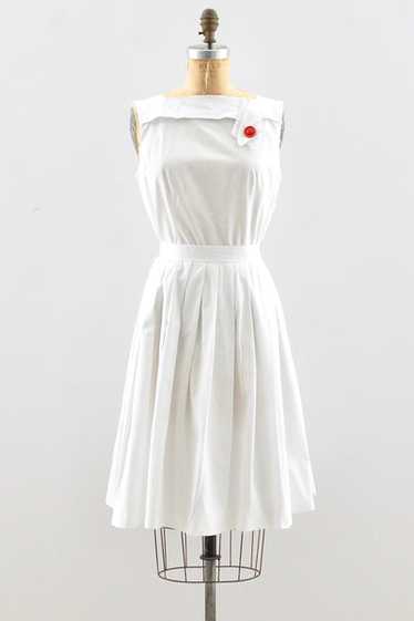 50's White Dress - image 1