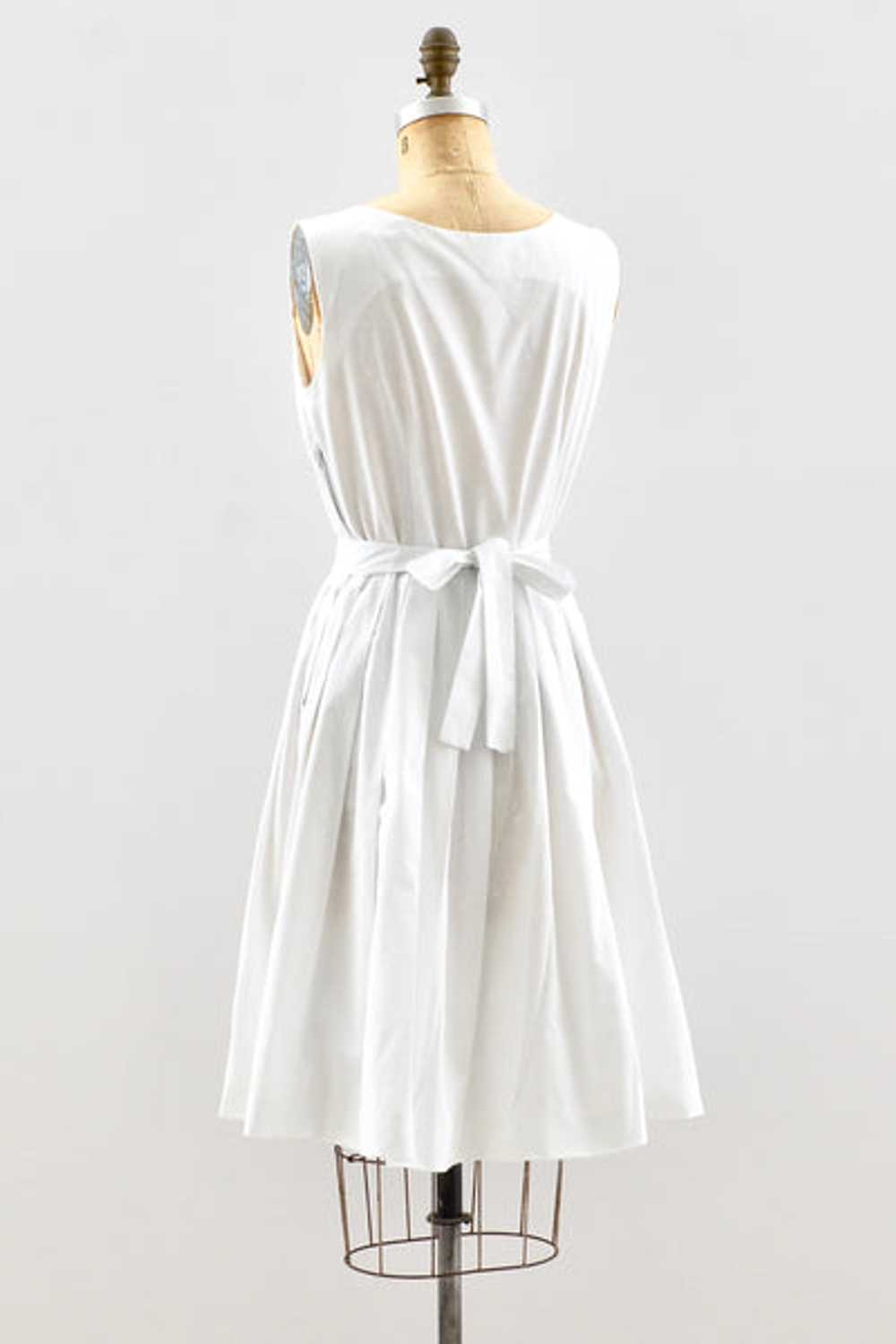 50's White Dress - image 3