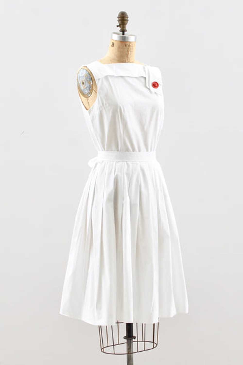 50's White Dress - image 6