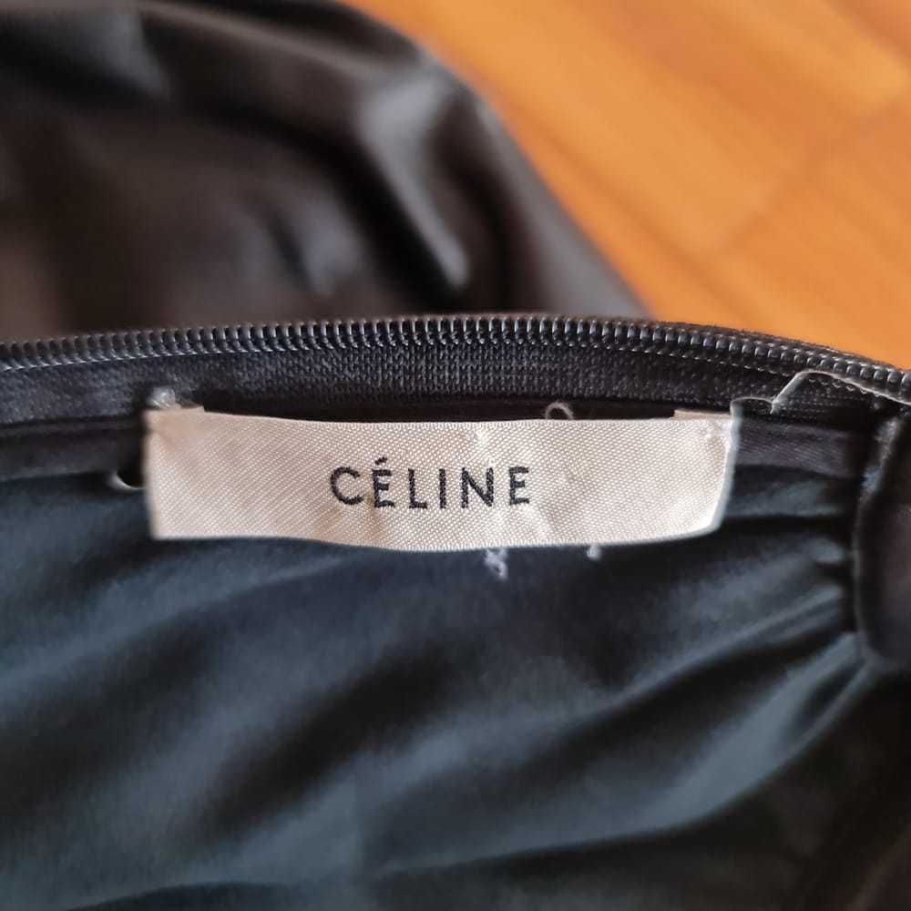 Celine Leather mid-length dress - image 3