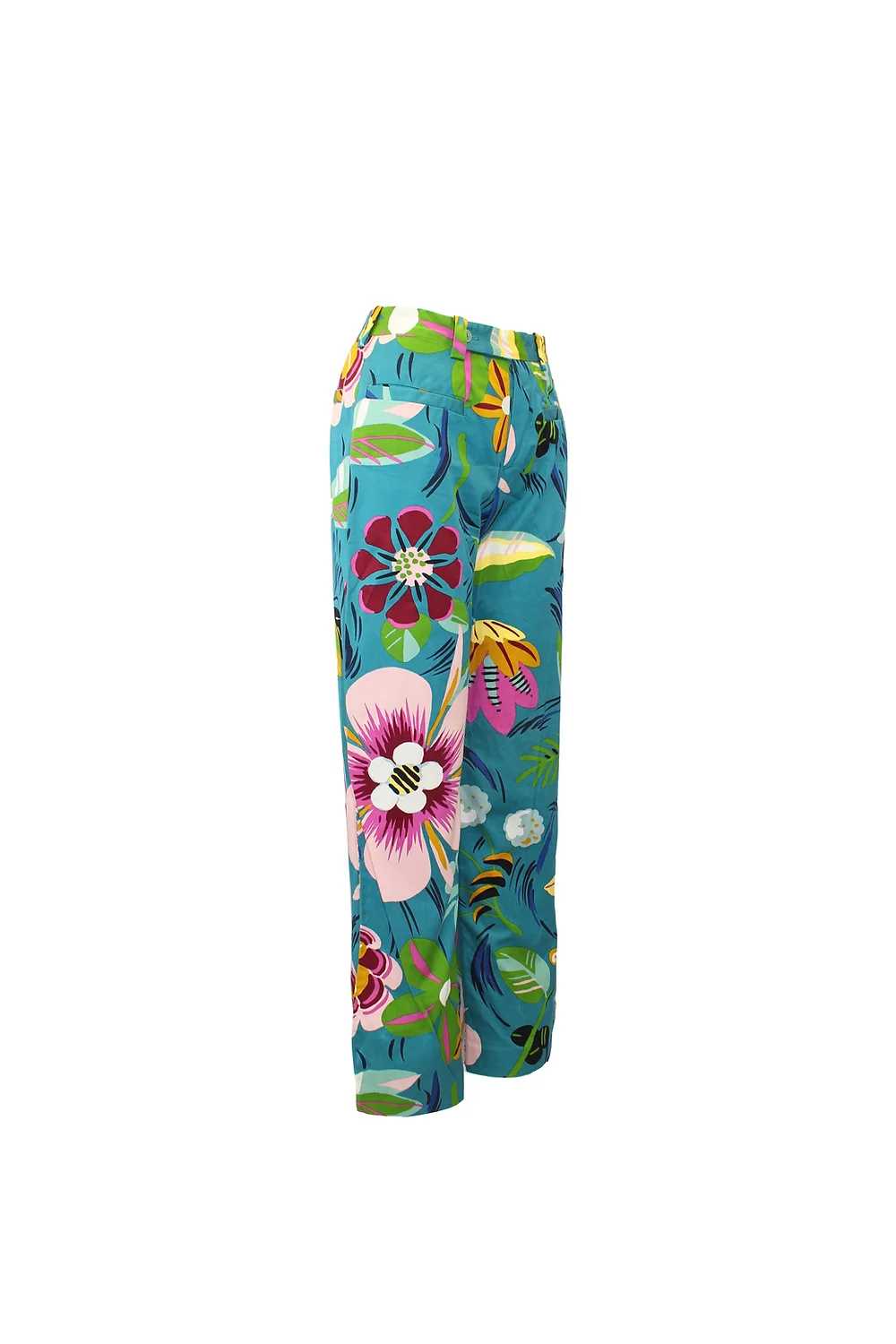 Gucci Vintage Flower Print Pants 1999 Tom Ford - image 4