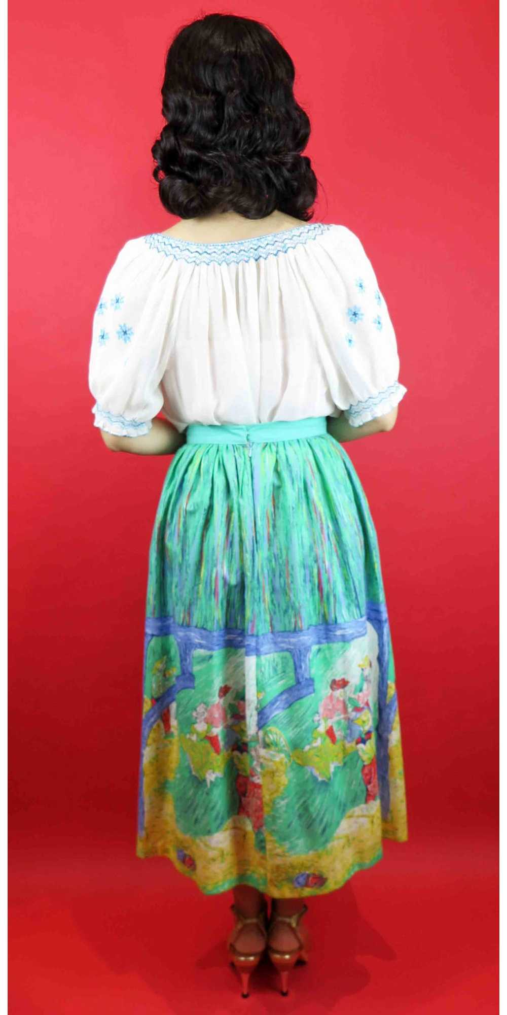 Wonderful Milworth Square Dance Skirt ¦ 1950’s Wa… - image 2