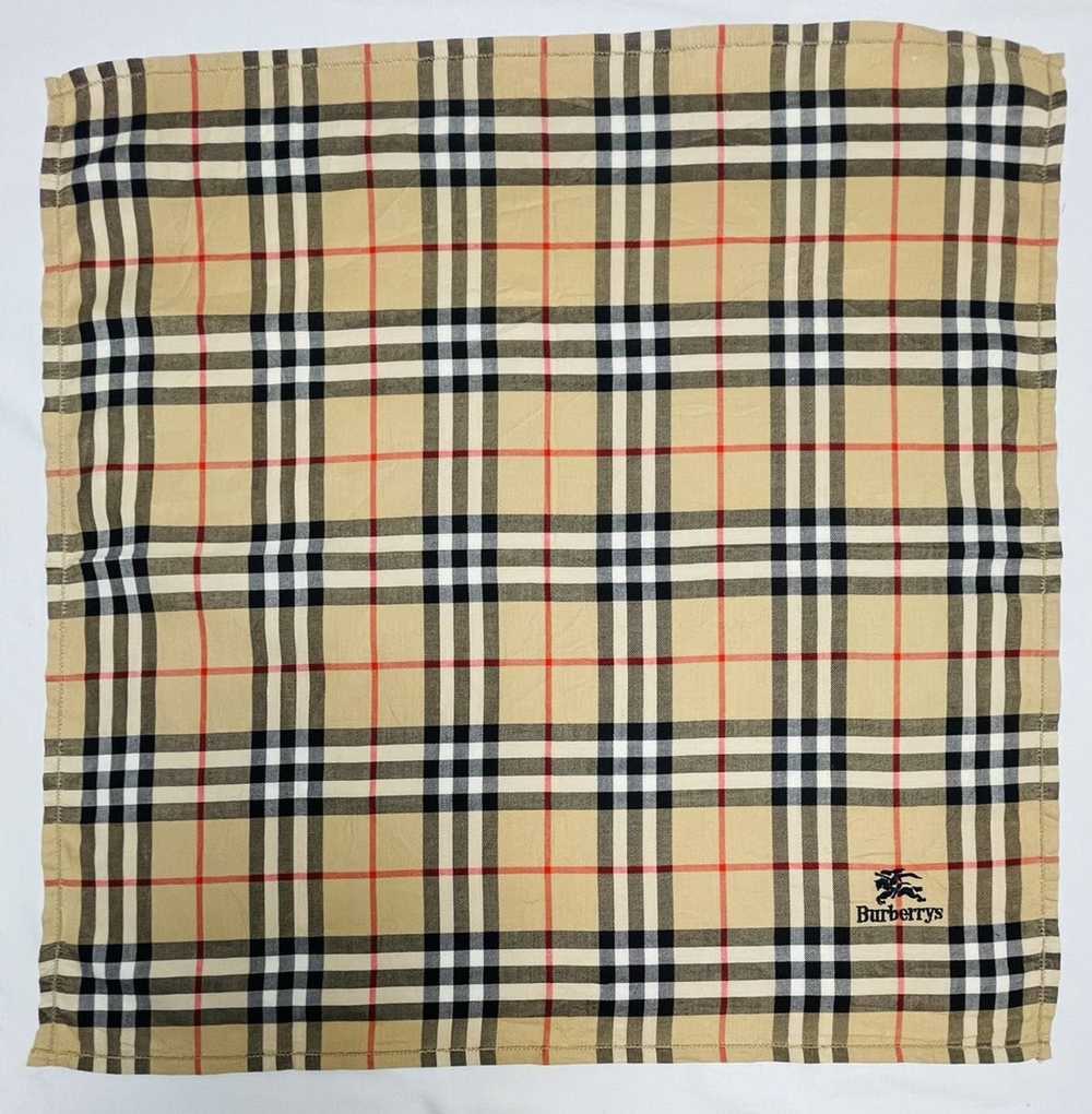 Burberry × Vintage Burberry Scarf Handkerchief Ne… - image 2