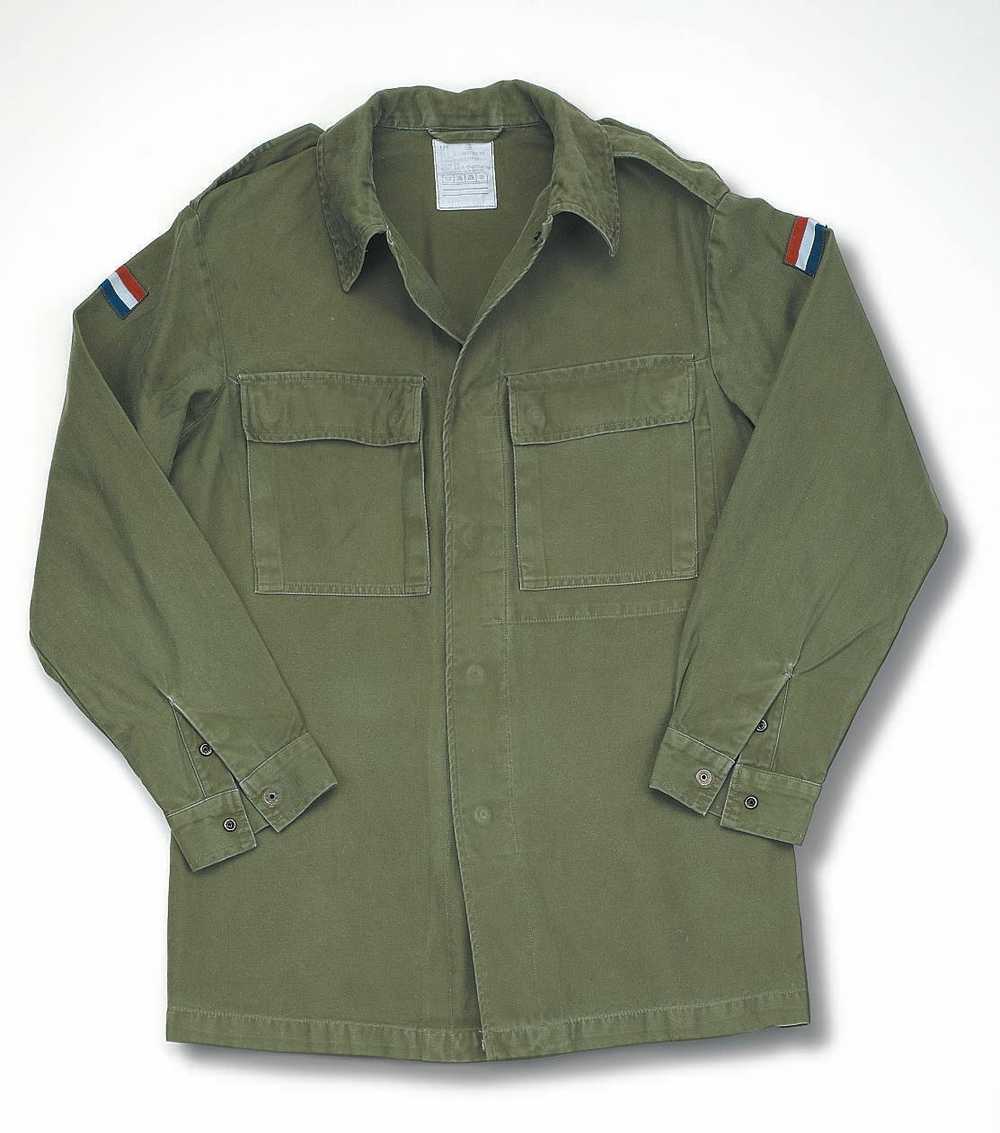 Dutch Army Shirt Military Surplus Vintage Lightwe… - image 1