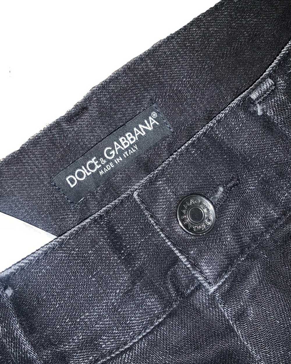 Dolce & Gabbana Dolce & Gabbana washed black dist… - image 3