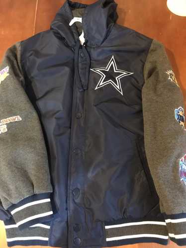 Dallas Cowboys 5 Time Super Bowl Jacket - Cotton Twill Adult Men's 6XL  Free Ship