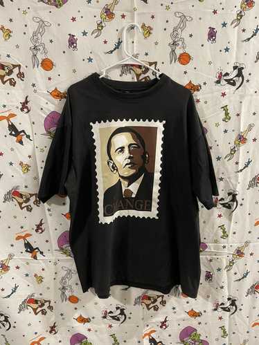 Streetwear × Vintage Obama change tshirt