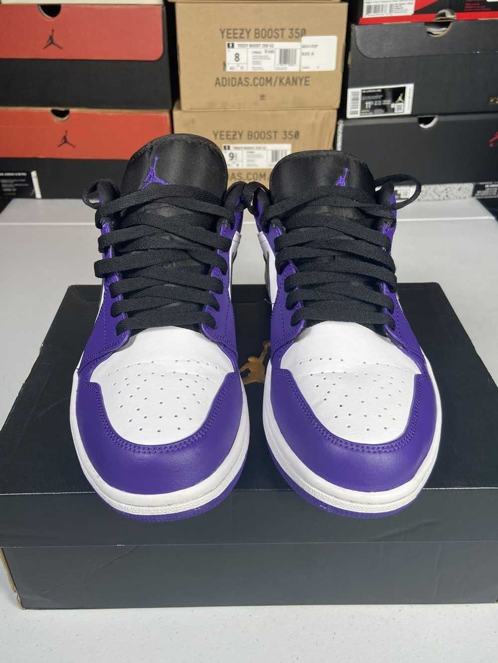 Jordan Brand Jordon 1 Low Court Purple White - image 2