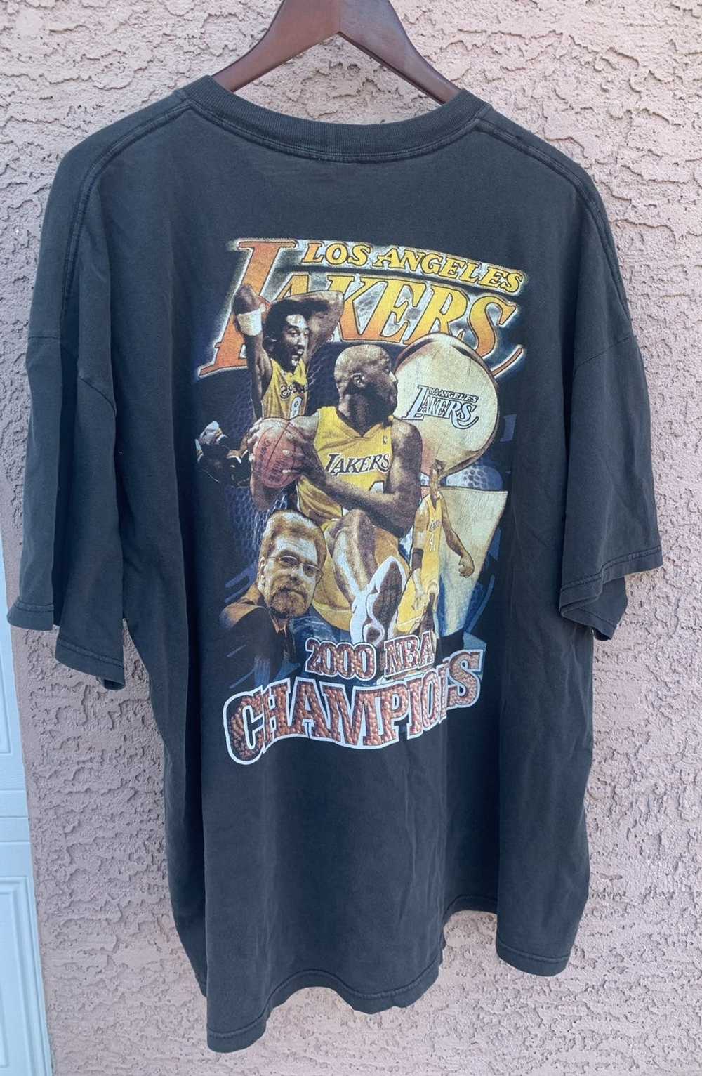 Lakers × NBA × Rap Tees Vintage 2000 Lakers Champ… - image 5