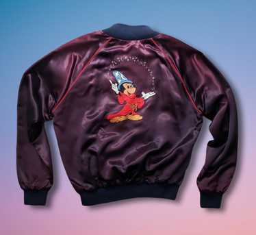 Disney × Vintage Vintage 80s Fantasia Bomber Jack… - image 1