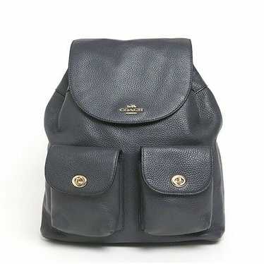 最終値下げ【美品】COACH Mini Billie Backpack 黒 Coach Black Leather Mini Billie Backpack Coach | TLC US