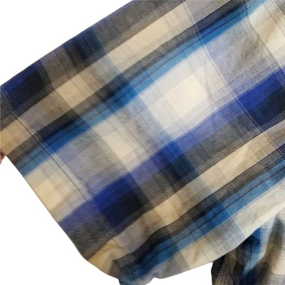 Carhartt Carhartt Mens L Blue Plaid Bozeman Butto… - image 5