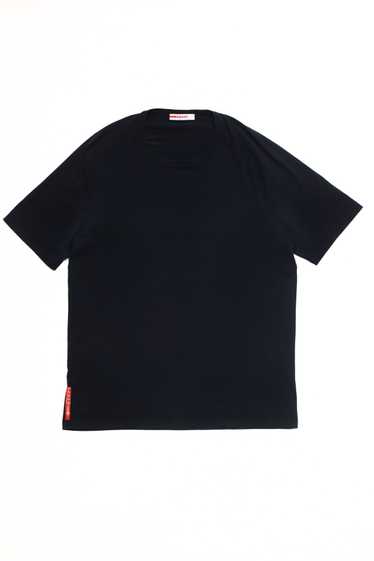 Vintage Prada Black T-shirt With Red Logo Shirt Size S 