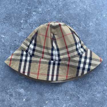 Shop Burberry 2022-23FW Vintage check technical cotton bucket hat  (80269271) by ☆Again☆