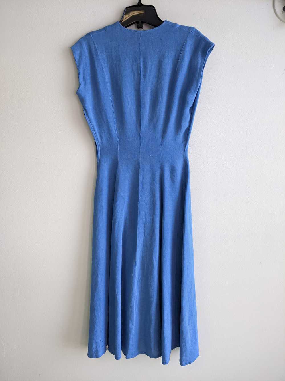 1950s Cornflower Blue Dress - XS - image 3