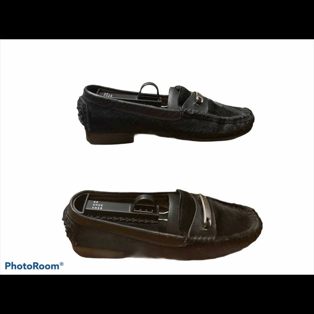 Other Charles David Calf Hair Moccasin Loafers Bl… - image 1