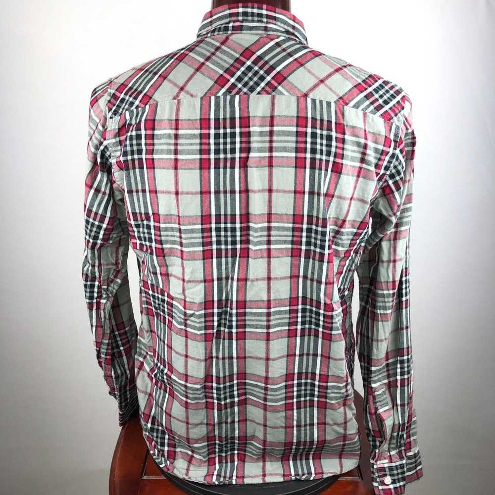 Billabong Billabong Casual Dress Shirt XL Red/Gra… - image 3