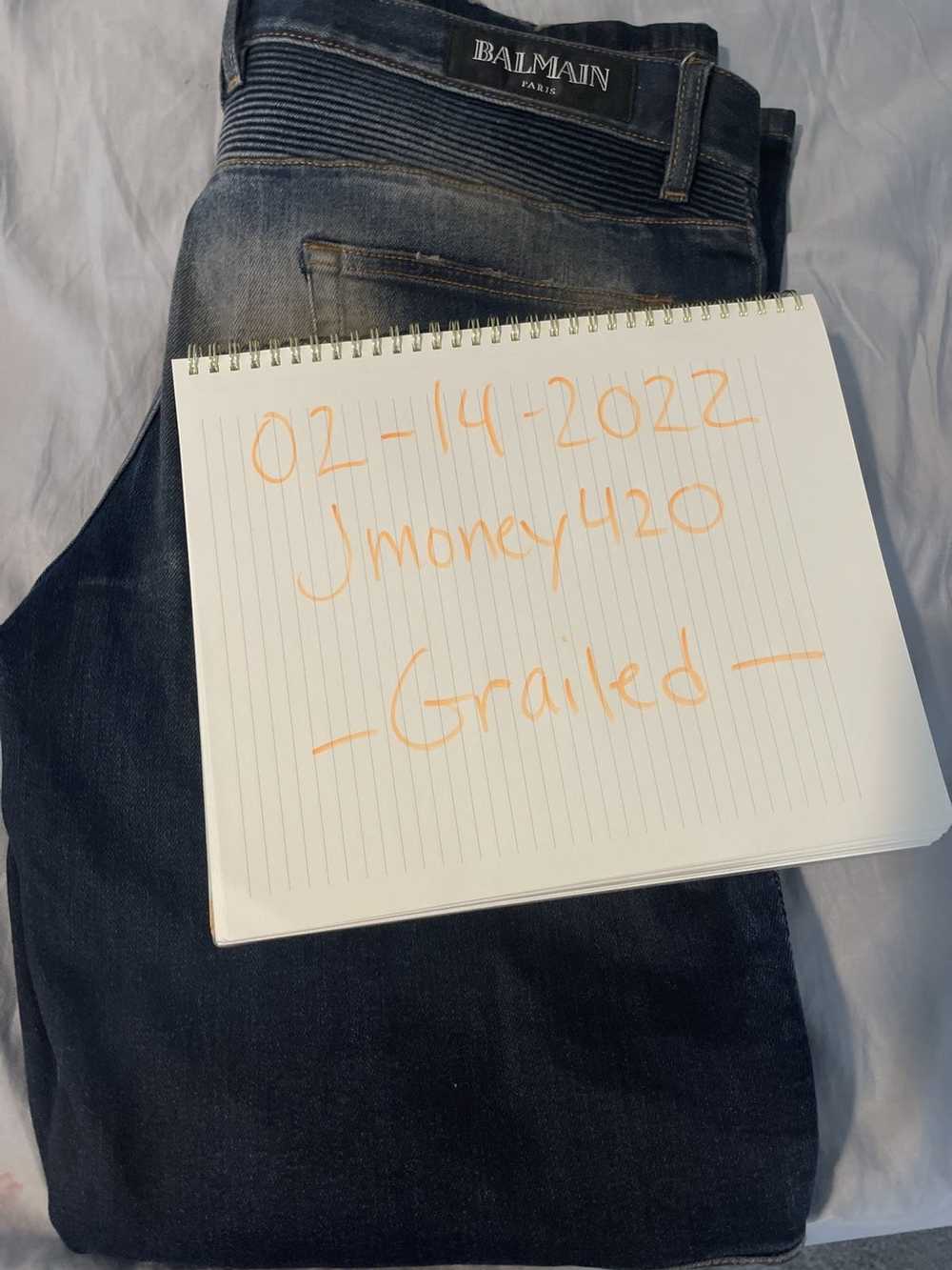 Balmain Only worn once Balmain jeans! Like new! - image 8