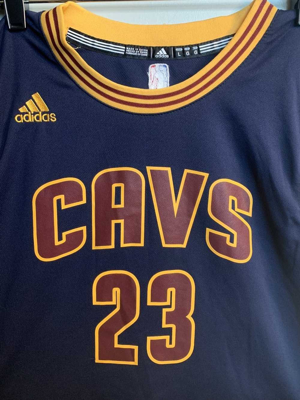 Lebron James Cavs Youth XL Jersey Adidas NBA Cleveland Cavaliers #23 Blue