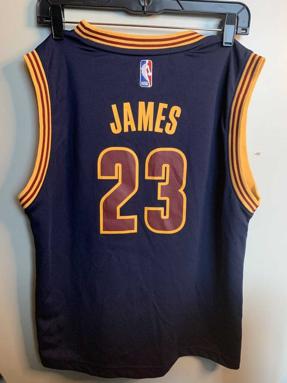 Lebron James #23 Adidas Yellow Cleveland Cavaliers Cavs 2016 Jersey Mens XL