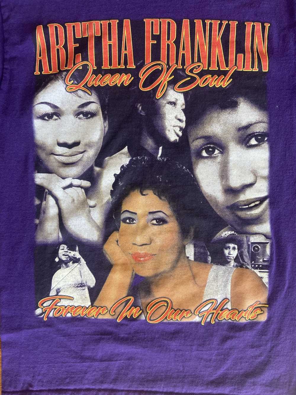 Gildan Aretha Franklin Purple Queen of Soul T-Shi… - image 2