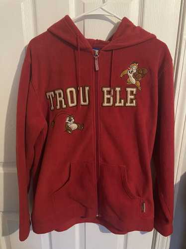 Disney RARE Chip & Dale Vintage zip up hoodie