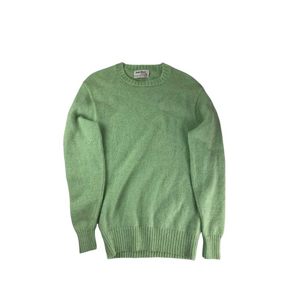 Puritan VINTAGE Puritan Sweater Men L Green Pullo… - image 1