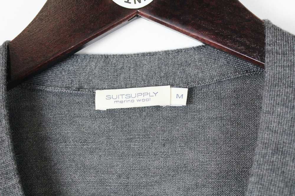 Suitsupply SUITSUPPLY button Cardigan gray M swea… - image 4