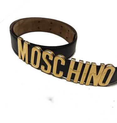 Luxury × Moschino Moschino Luxury Leather Belt