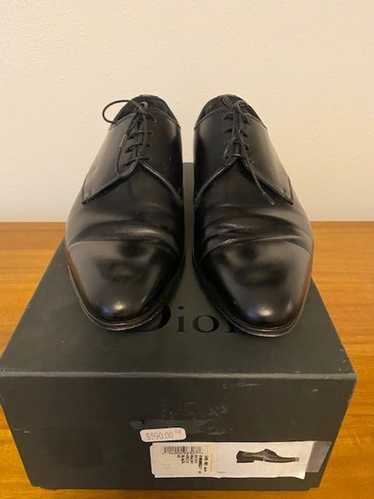 Louis Vuitton derby lace up formal shoes brown suede 8.5 US 41.5 EUR ST0058  *