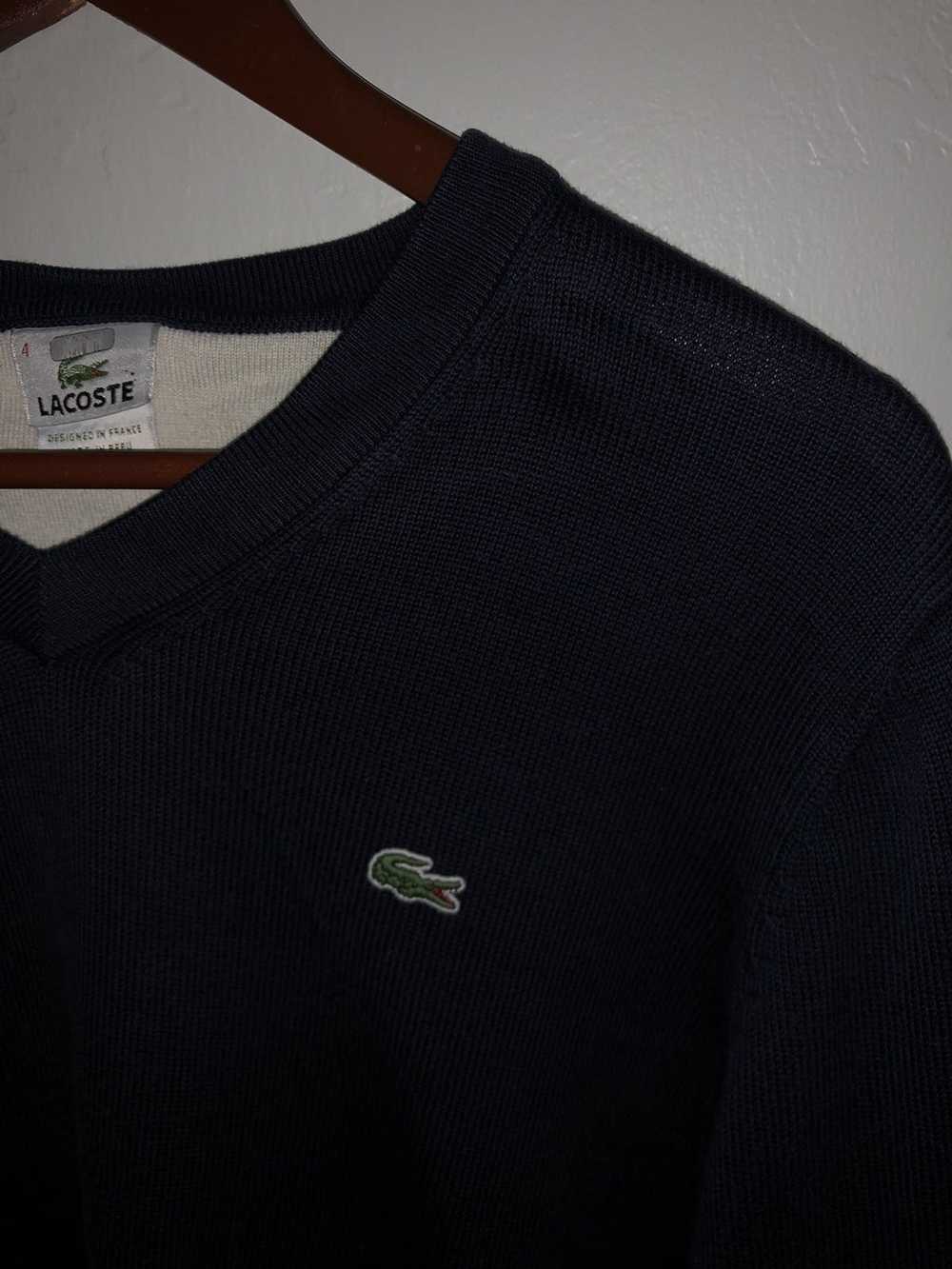 Lacoste × Vintage made in peru lacoste sweater - image 3