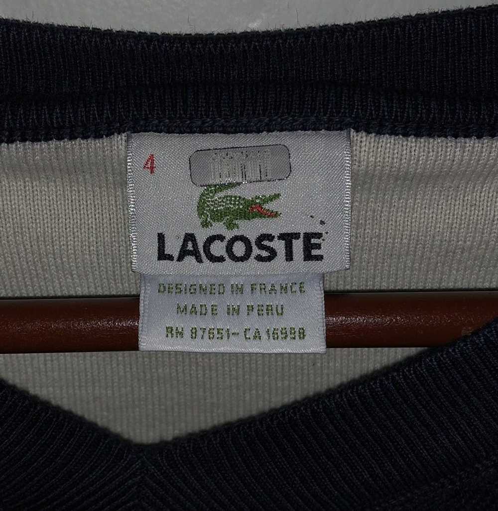 Lacoste × Vintage made in peru lacoste sweater - image 4