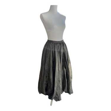 Issey Miyake Silk maxi skirt - image 1