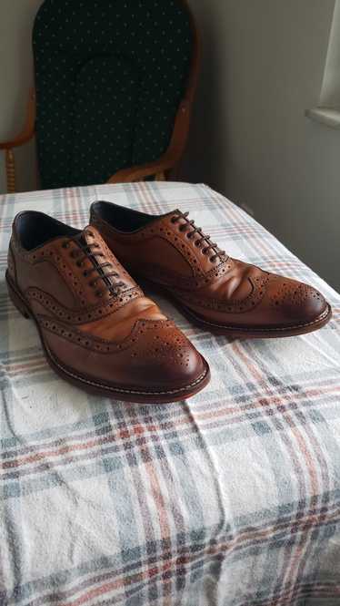 Aston Grey Aston Grey brown wingtip dress shoes