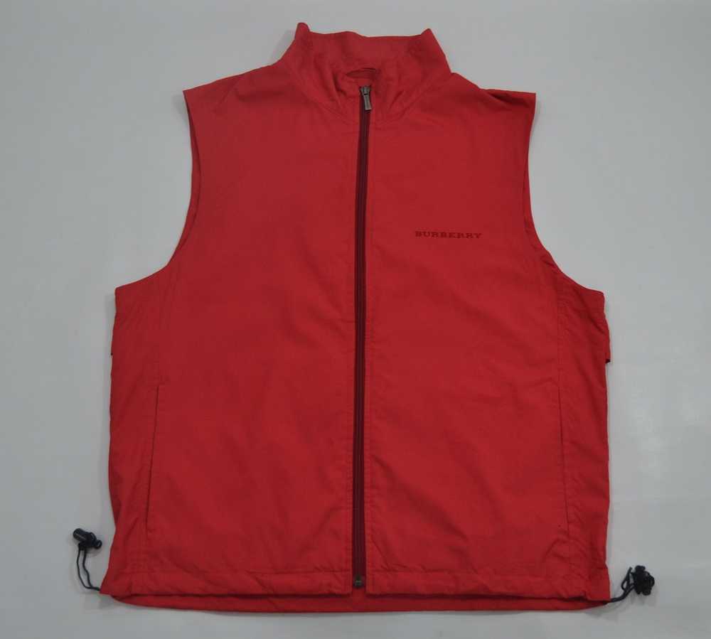 Burberry Burberry Golf Red Pack-able Vest Made In… - image 3