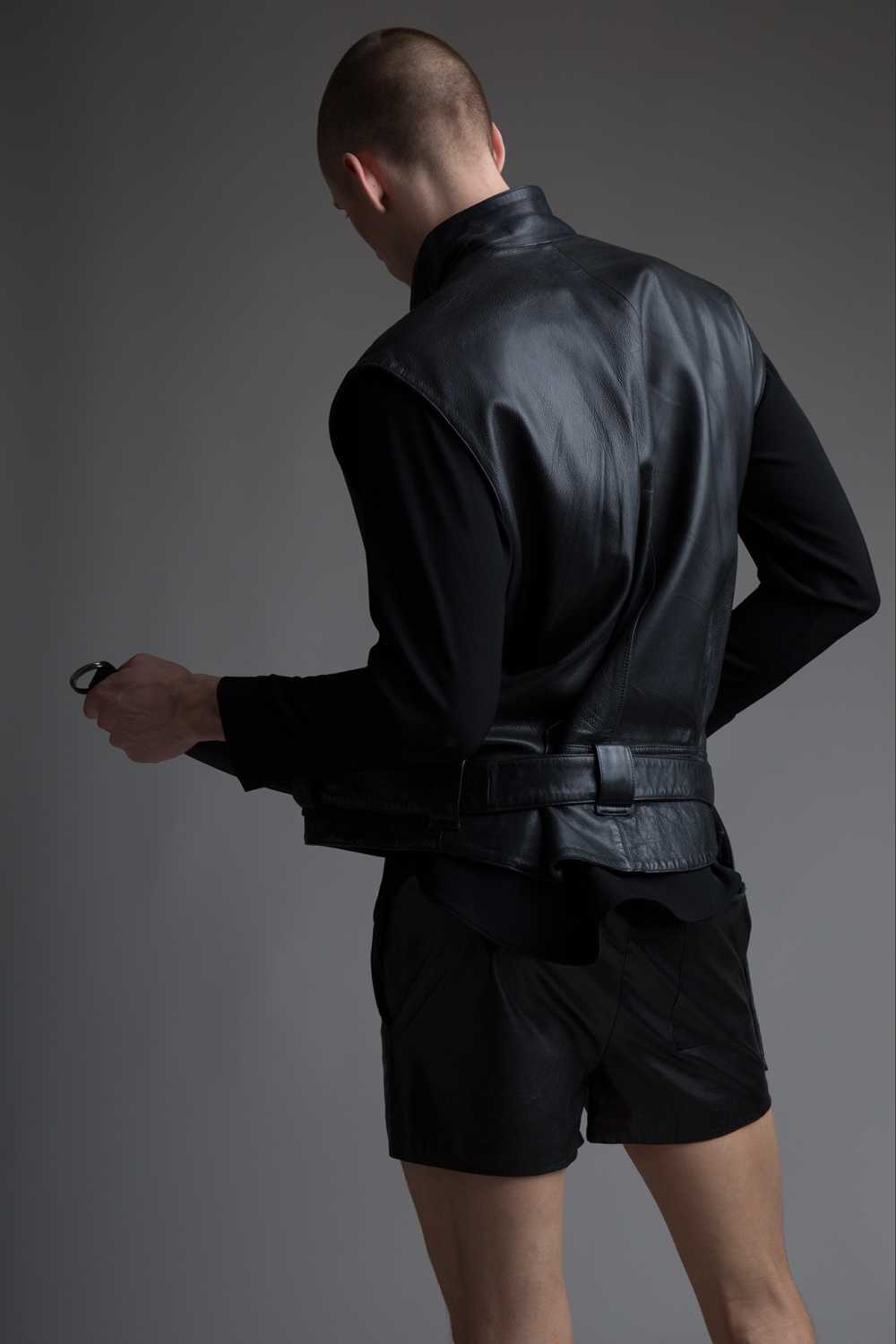 Vintage Issey Miyake Leather Vest - image 5