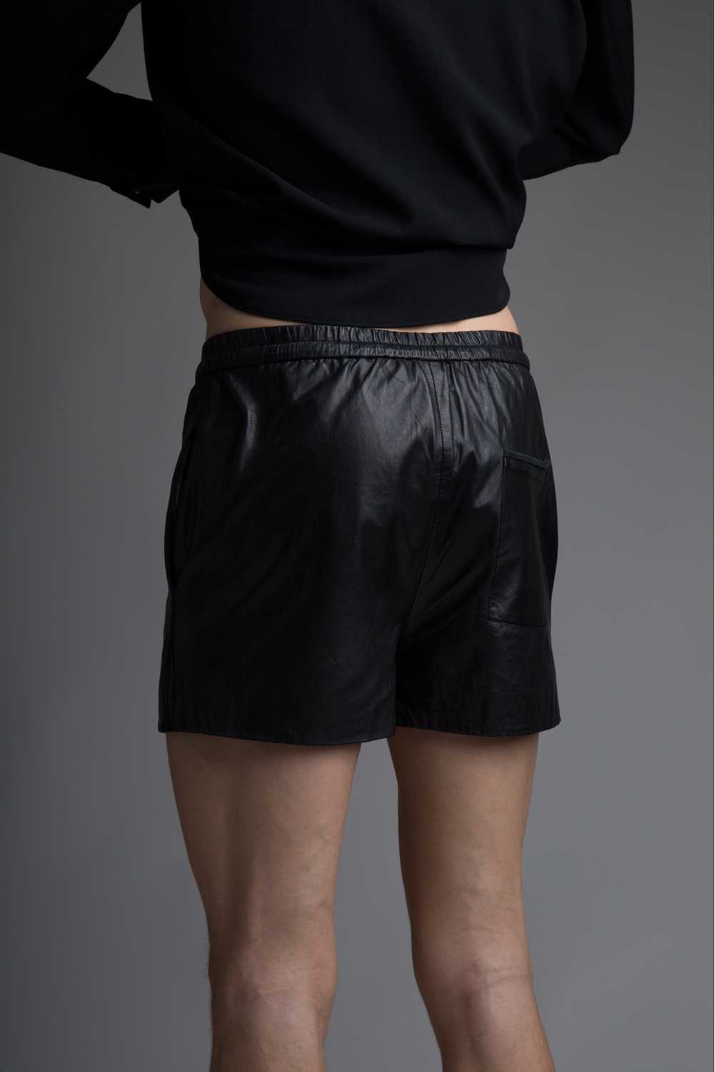 Phillip Lim Leather Gym Shorts - image 5