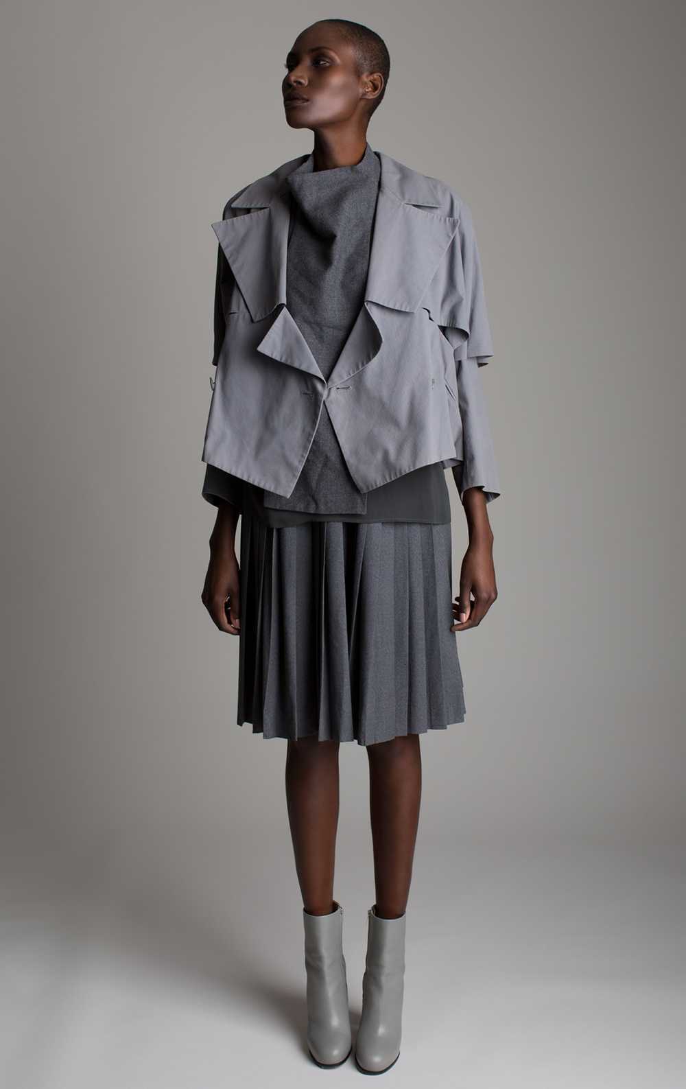 Vintage Issey Miyake Cropped Trench - image 6