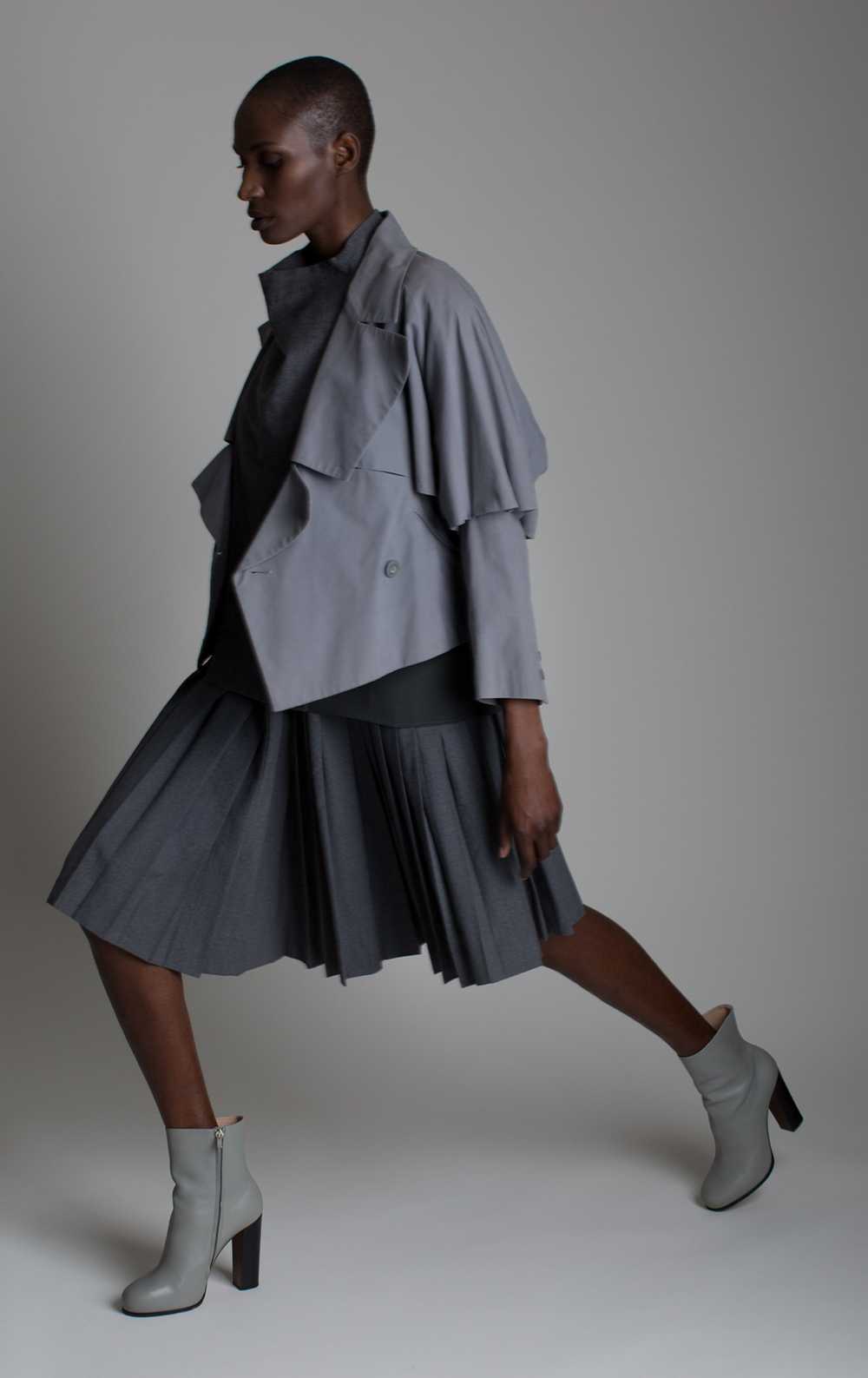 Vintage Issey Miyake Cropped Trench - image 7
